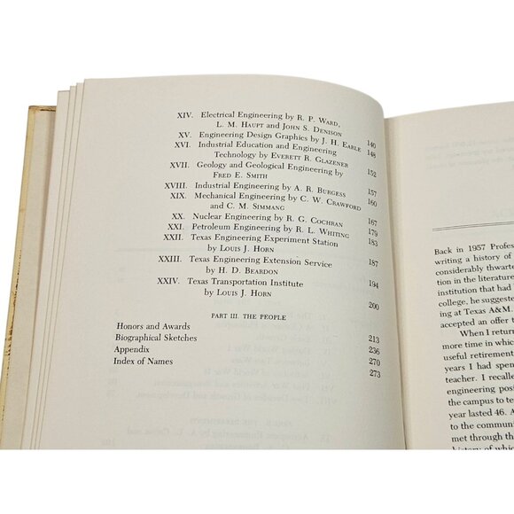 One Hundred Years of Engineering at Texas A&M 1876-1976 SIGNED First Edition - Picture 8 of 16